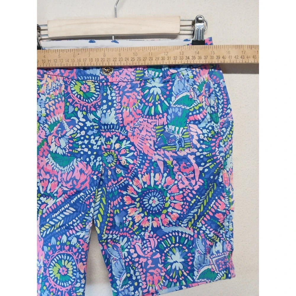 Lily Pulitzer size 2‎ shorts chipped Bermuda madina country club modest 9